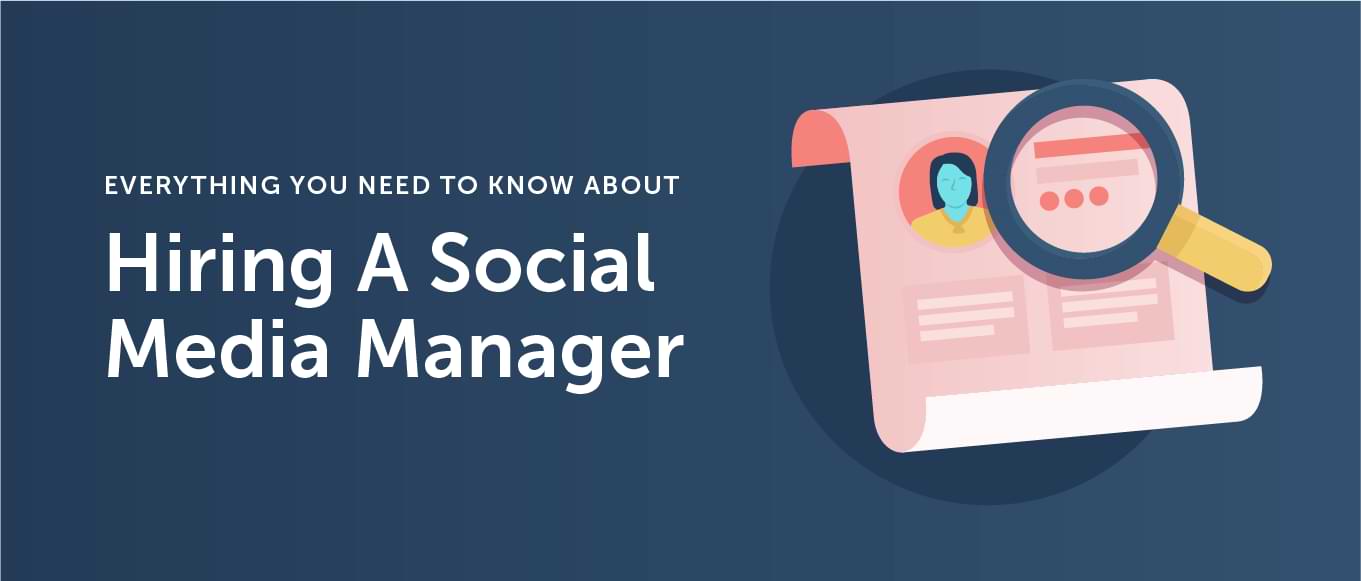 Banner about how to know if a person is a good social media manager