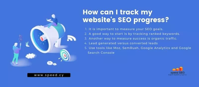 Tracking the progress of an search engine optimization campaign