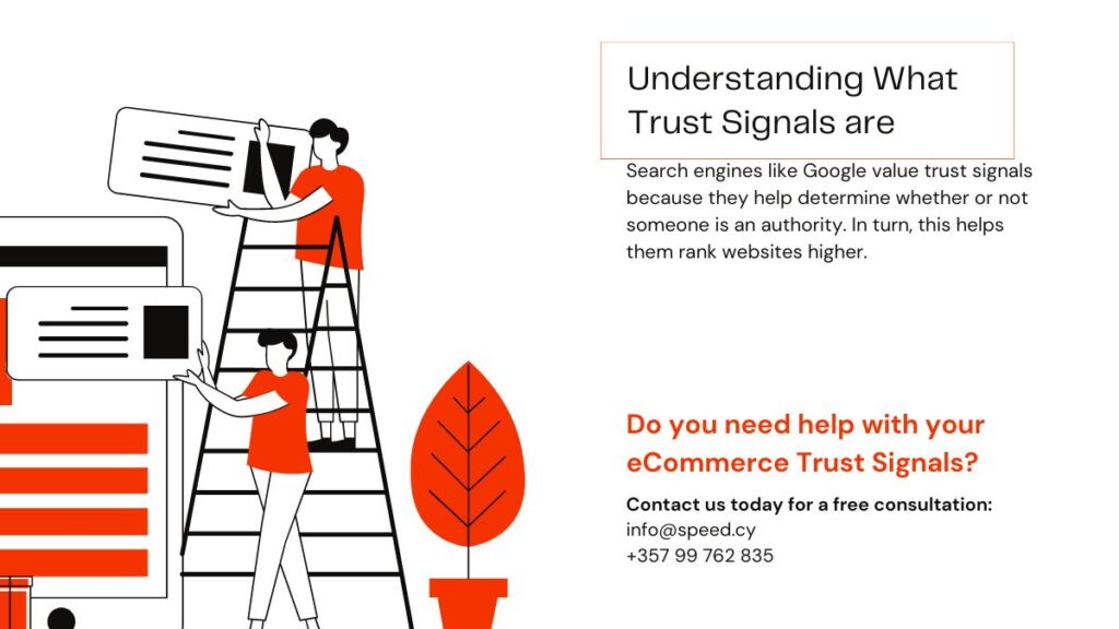 Trust signals for ecommerce