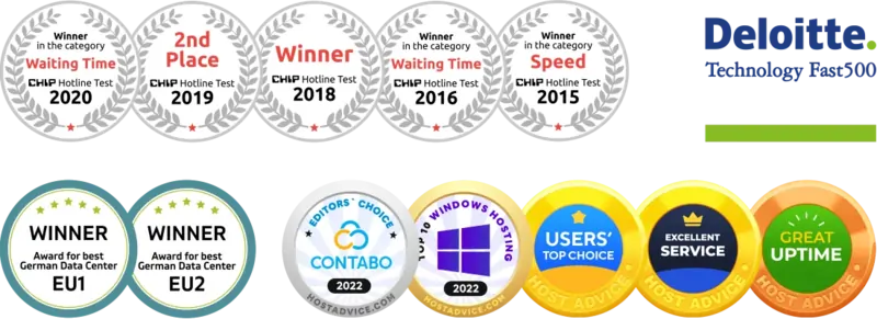 Contabo data centers and customer support received awards