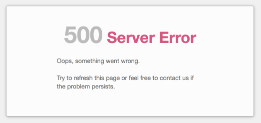 500 Internal Server Error image