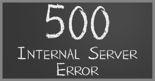 Learning to fix the 500 Internal Server Error