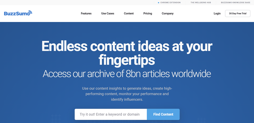 Buzzsumo SEO Tool - 30+ Free Diy SEO Tools Plan Your Content Ranking Speed