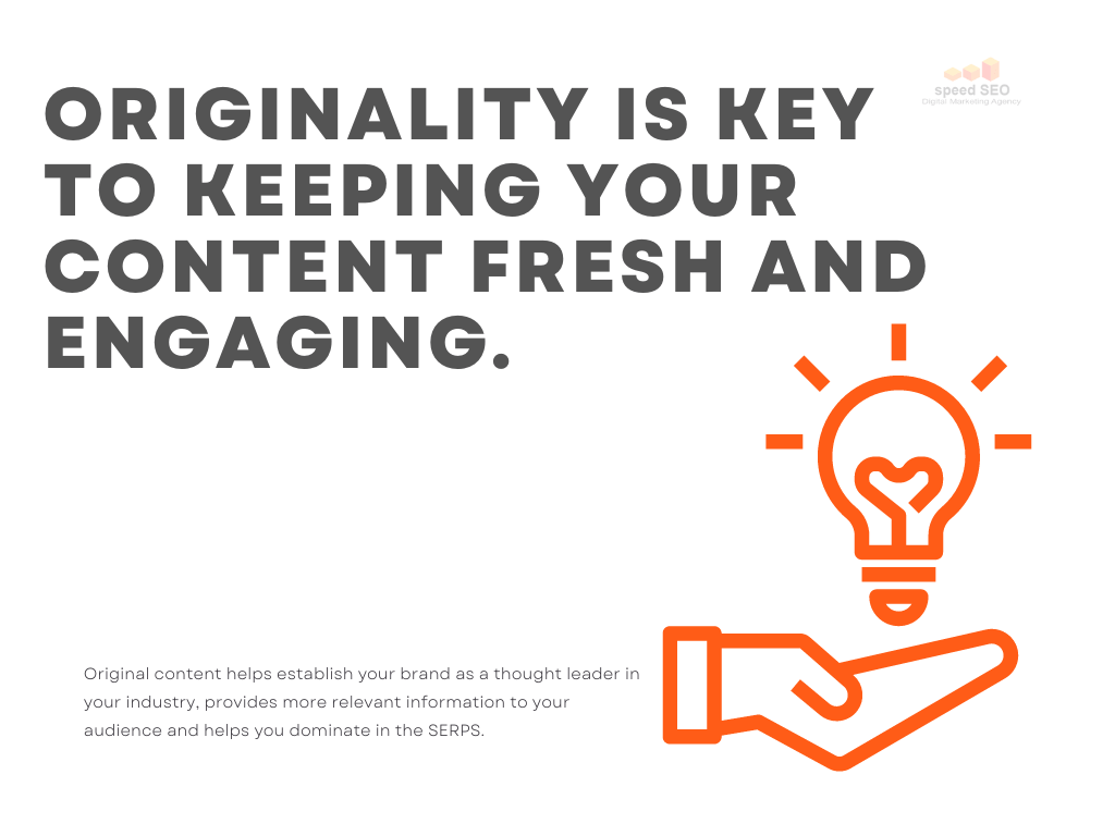 useful content got to be original always - Are You Creating Useful Content Marketing Strategies Speed⚡