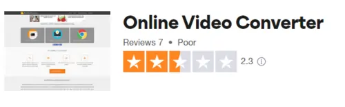 Online Video Converter review on trustpilot.