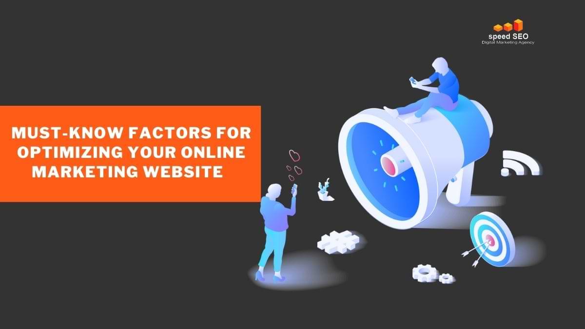 Key factors for optimizing online marketing websites - SEO