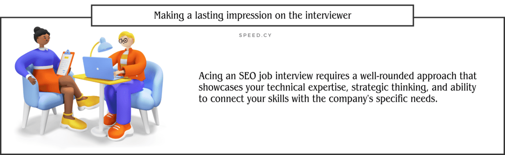 Tips on how to introduce yourself in a seo job interview