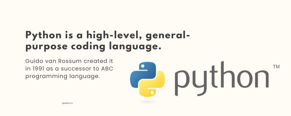 Python definition and application