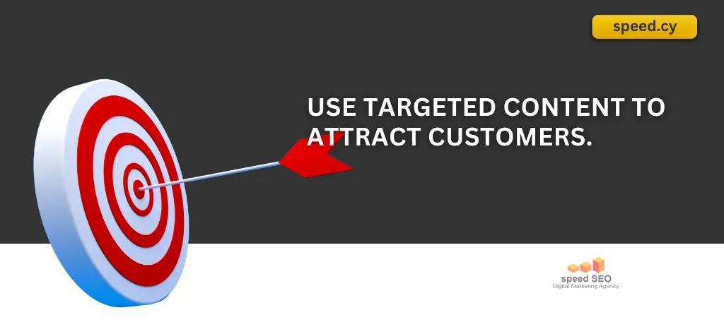 Illustration about using targeted content for smbs