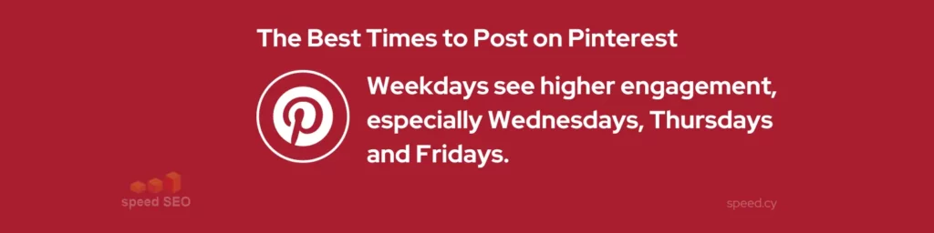 Best hours to post on pinterest