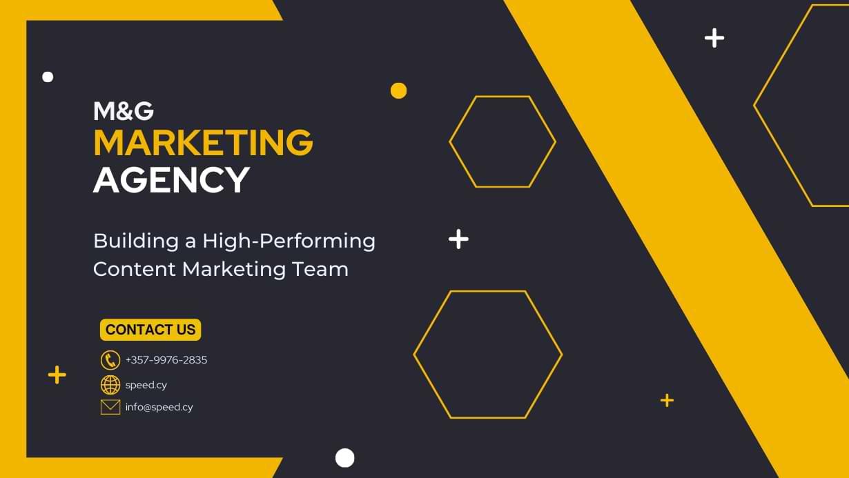 Building a high-performing content marketing team