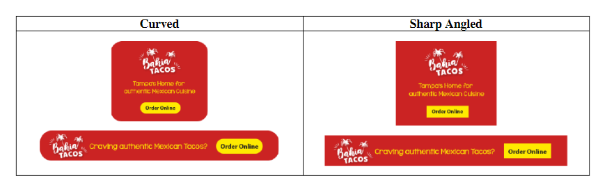 Cta buttons examples on red